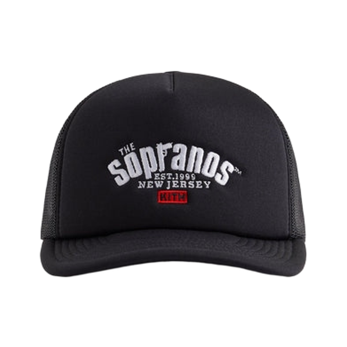 KHM051411-001 Kith x The Sopranos Nolan Trucker Hat Black
