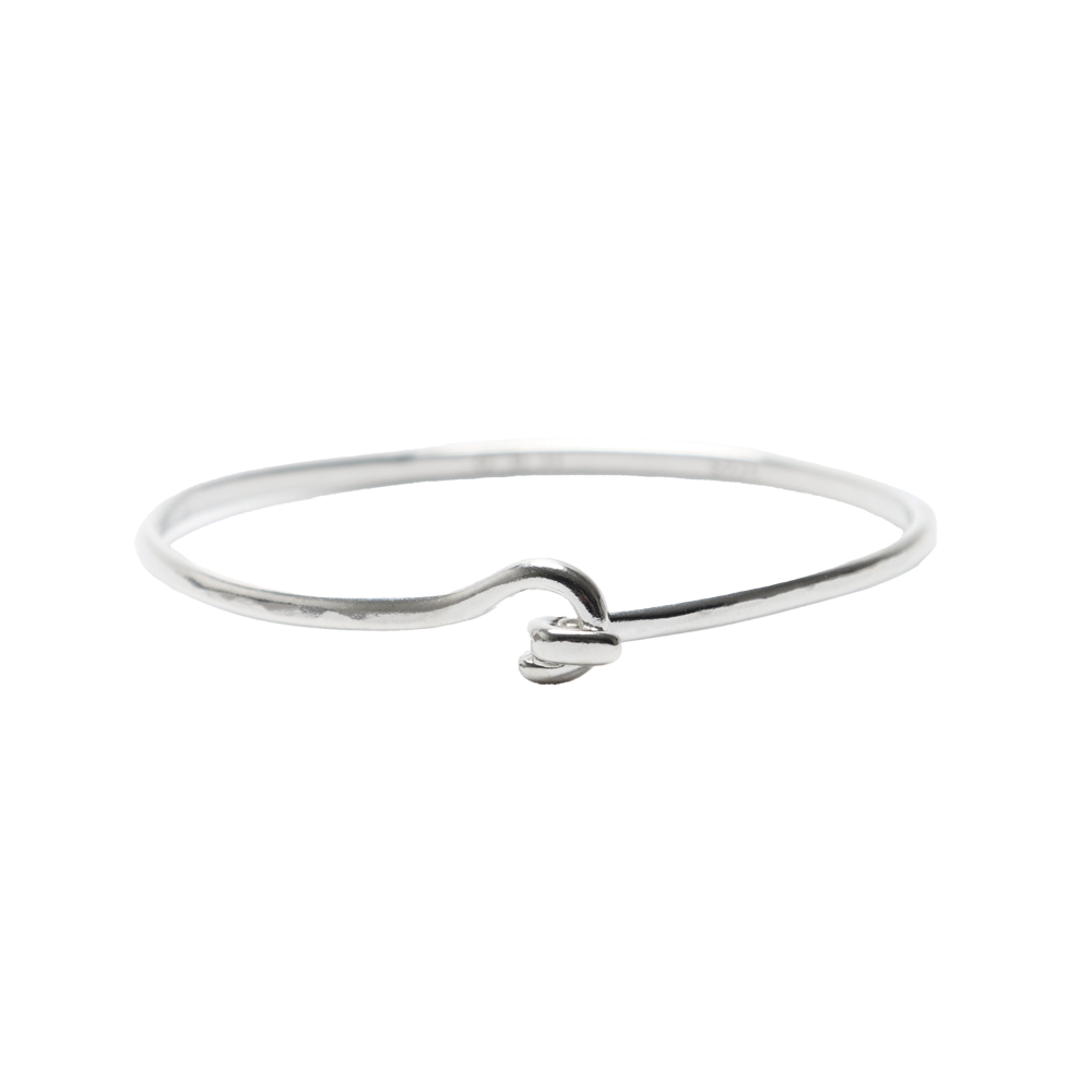지비에이치 어페럴 노트 뱅글 / 실버(GBH APPAREL Knot Bangle / Silver) - 2
