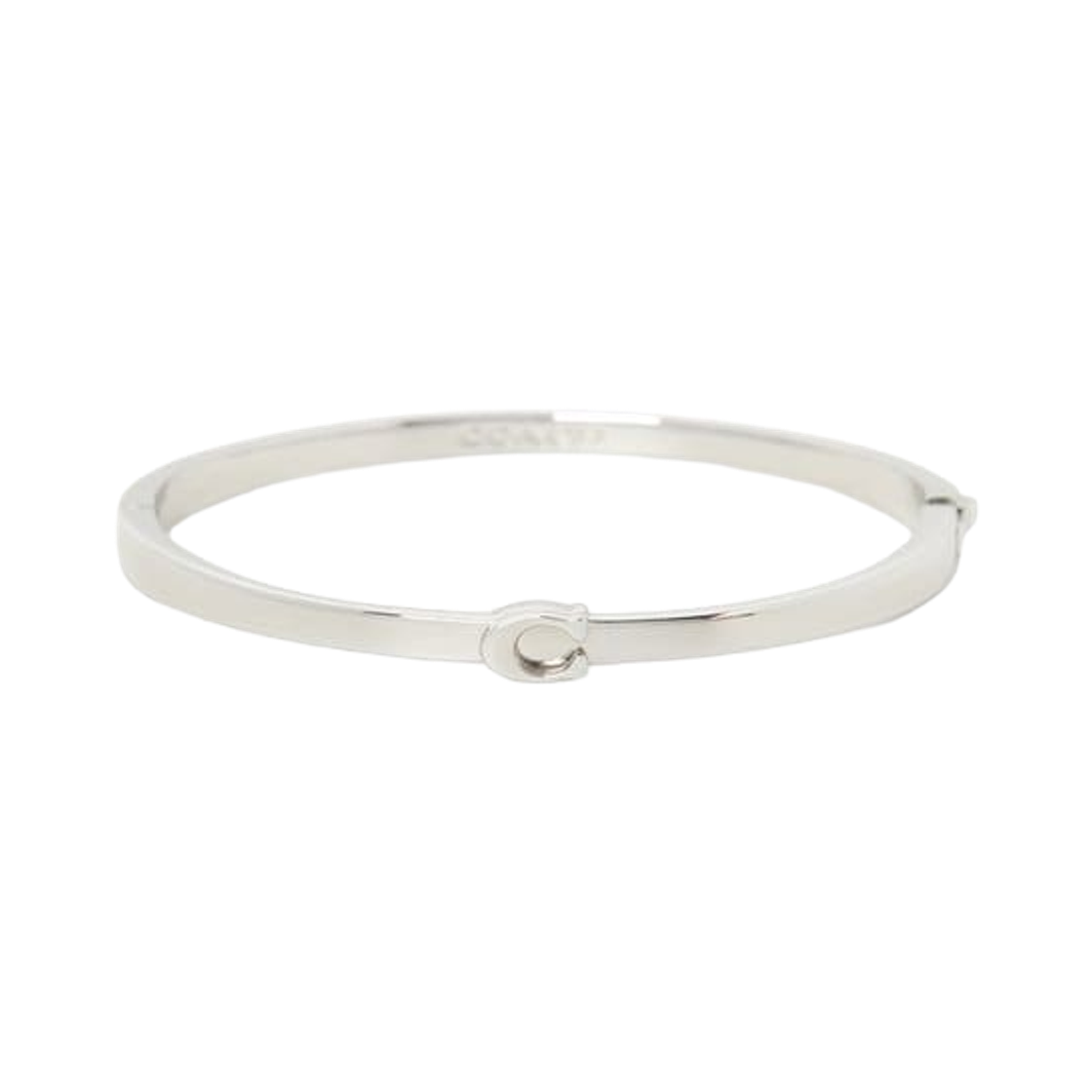 546477-RHO030 (W) Coach Bangle Bracelet Silver