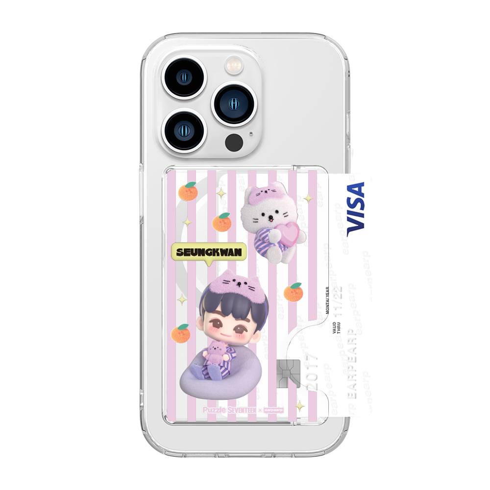 [퍼즐 세븐틴 X 어프어프] 맥세이프 카드지갑 (승관)([Puzzle SEVENTEEN X EARPEARP] MagSafe Card Wallet (SEUNGKWAN)) - 4