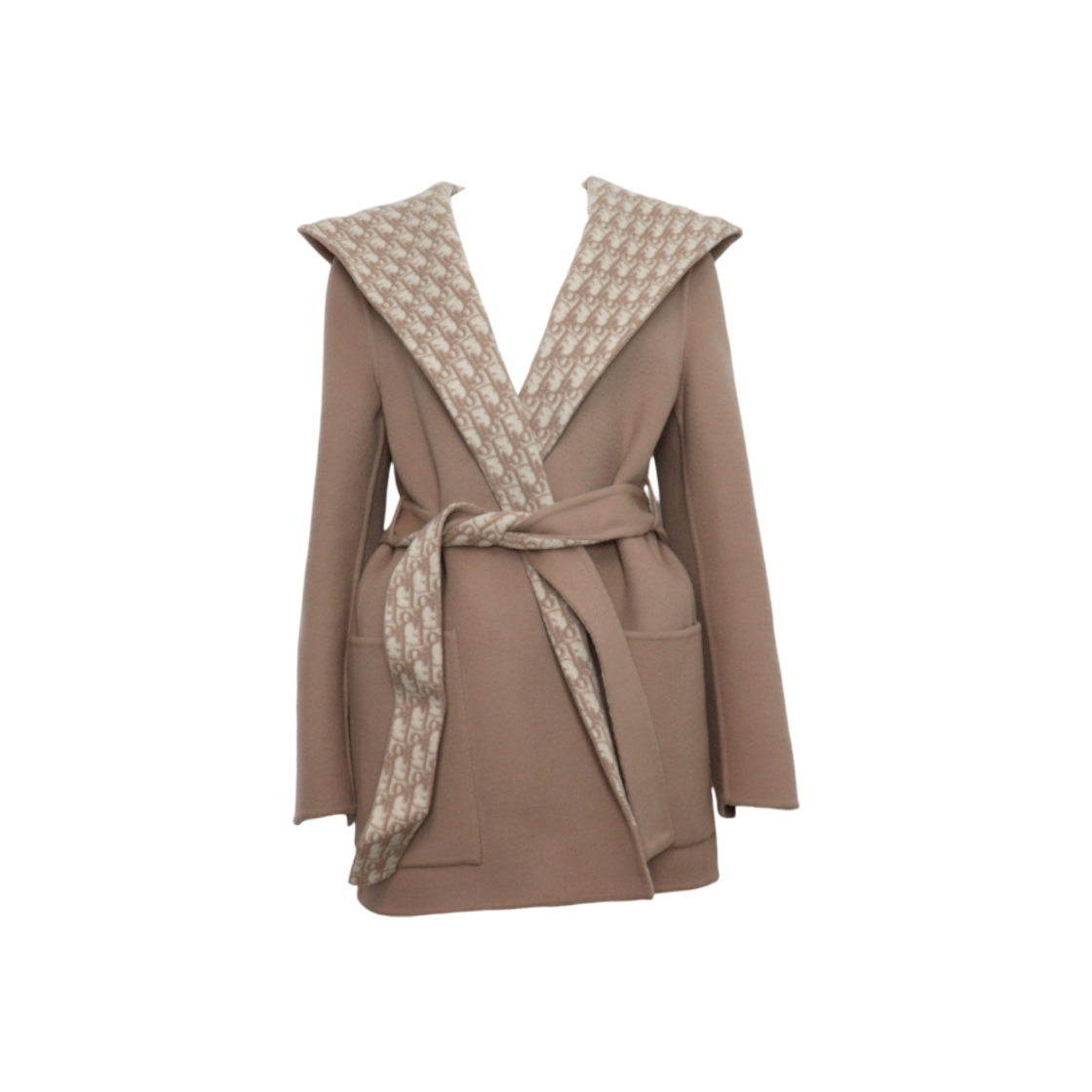 디올 210M31A1375 오블리크 벨트 후드 크롭 여성 코트 자켓aa59241(Dior Oblique Belted Hooded Crop Jacket for Women)