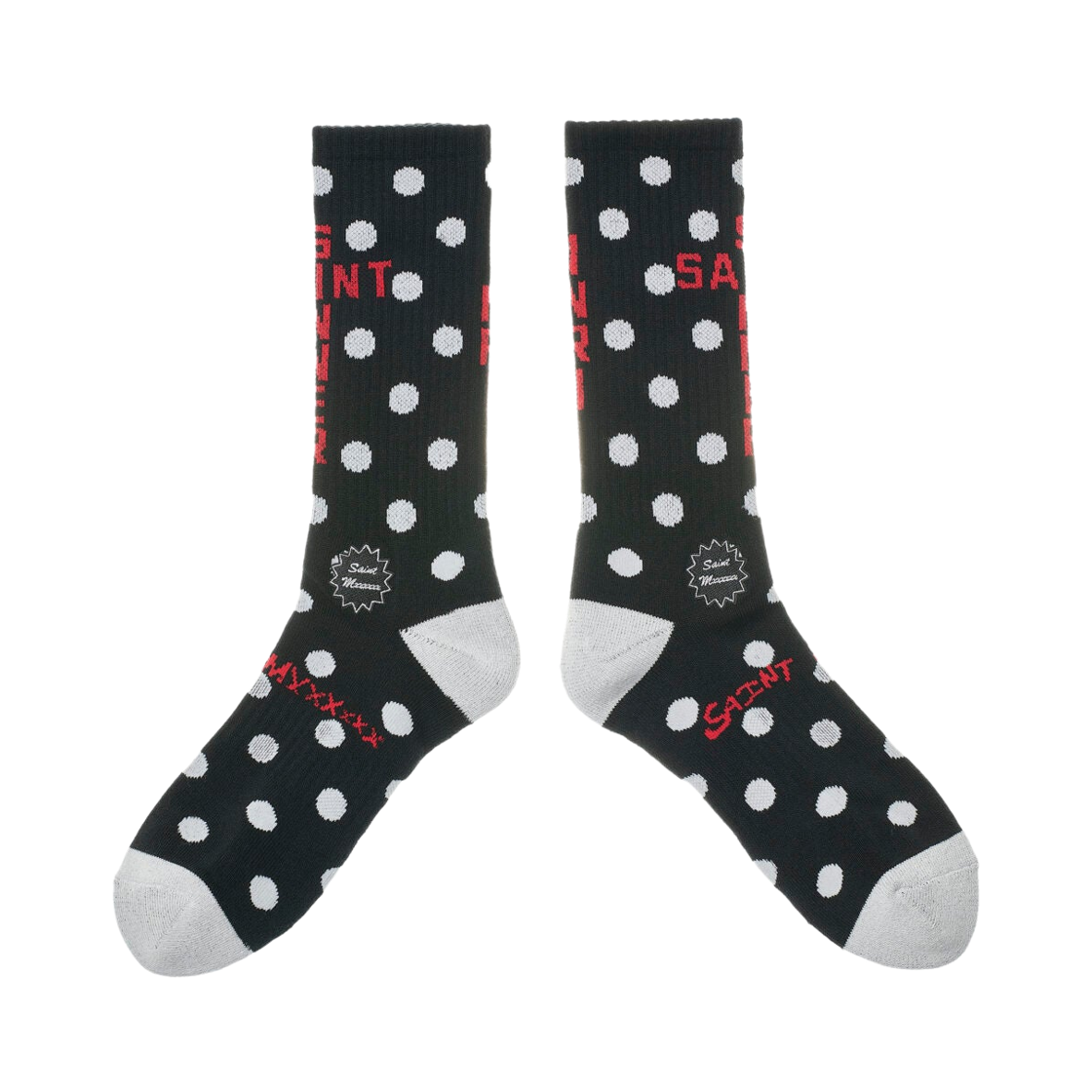 - Saint Mxxxxxx Socks Dot Black - 26SS