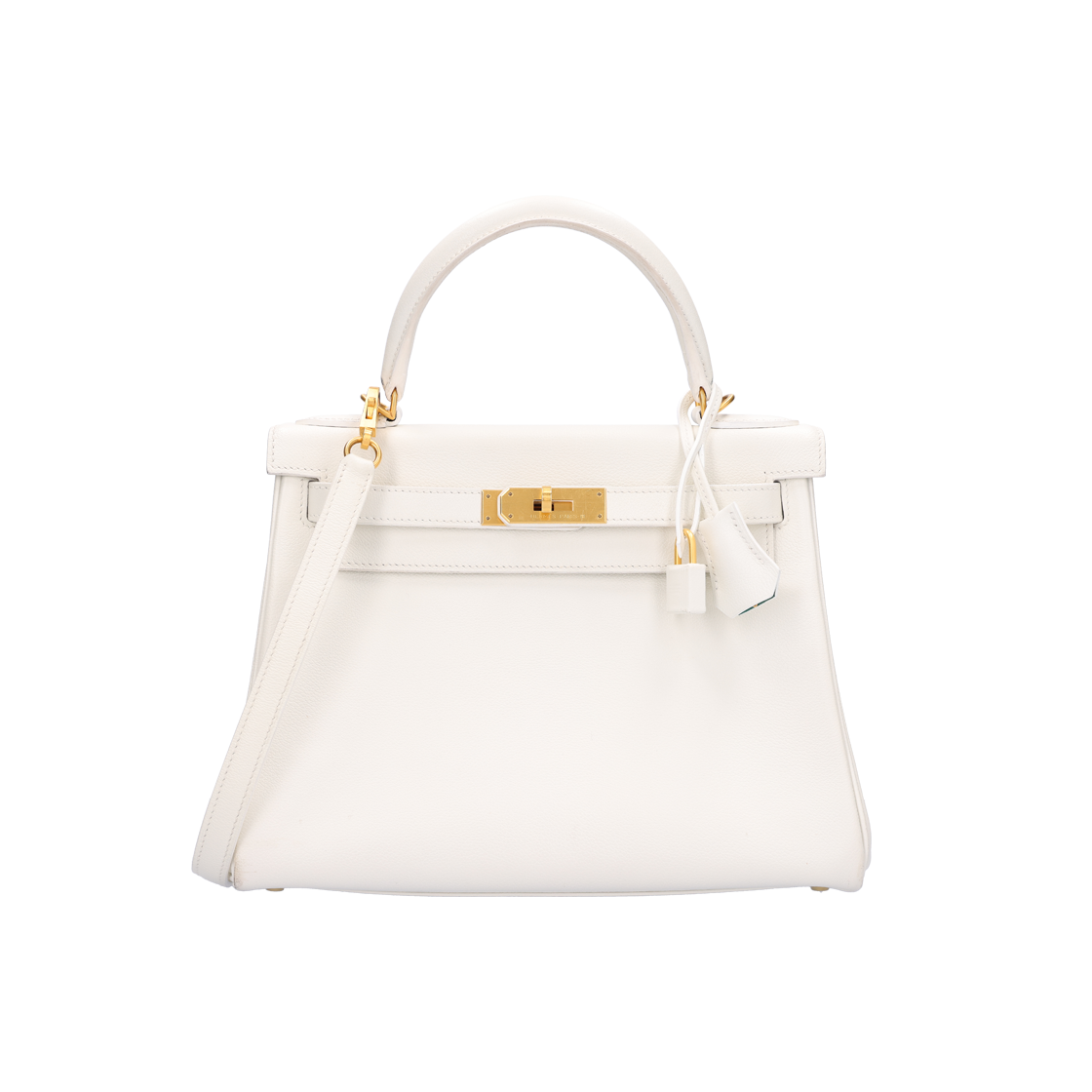 ITCRQI9TDJM4 Hermes Kelly 28 Bag with Gold Hardware and D Engraving