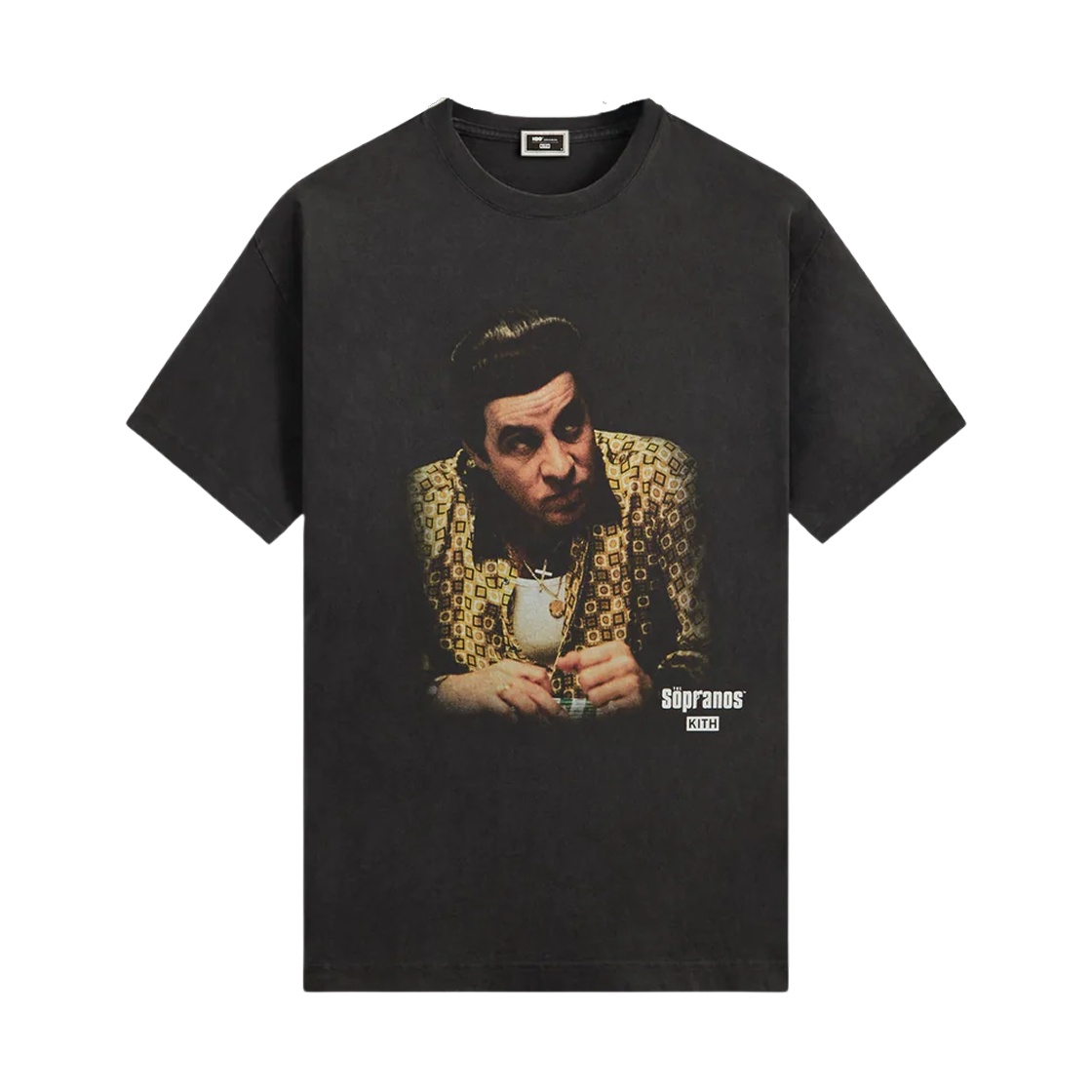 키스 x 더 소프라노스 실비오 비네트 빈티지 티셔츠 블랙(Kith x The Sopranos Silvio Vignette Vintage T-Shirt Black) - 1