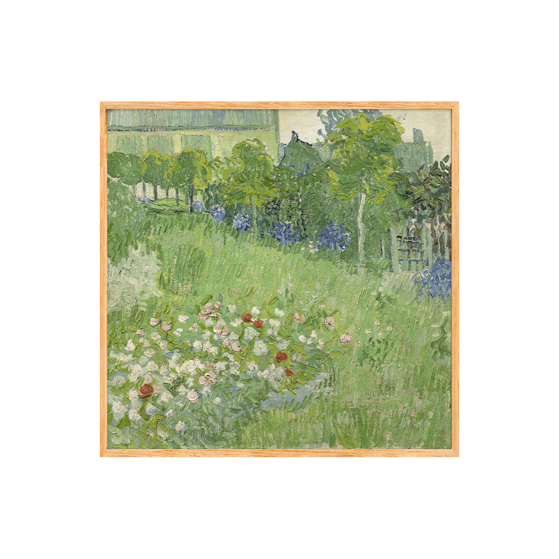 ARTBMFP0016 Print Bakery Vincent van Gogh (Dutch, 1853-1890) , Daubigny’s garden