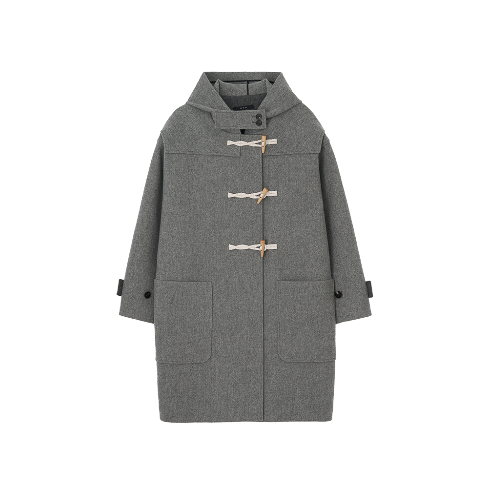 지비에이치 어페럴 롱 더플 코트 / 그레이(GBH APPAREL Long Duffle Coat / Grey) - 1