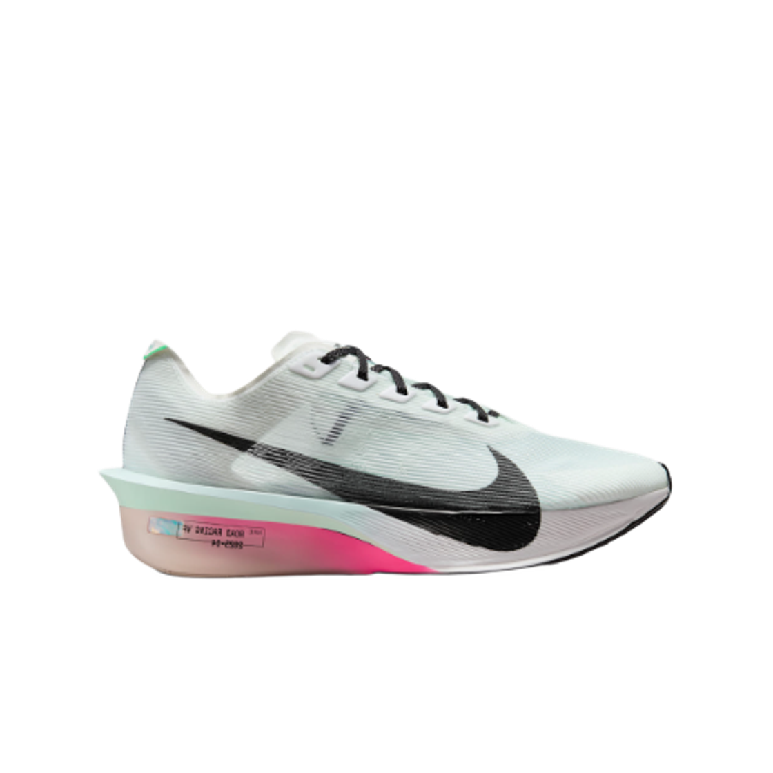 (W) 나이키 줌X 베이퍼플라이 넥스트% 4 화이트 하이퍼 핑크((W) Nike ZoomX Vaporfly Next% 4 White Hyper Pink) - 1