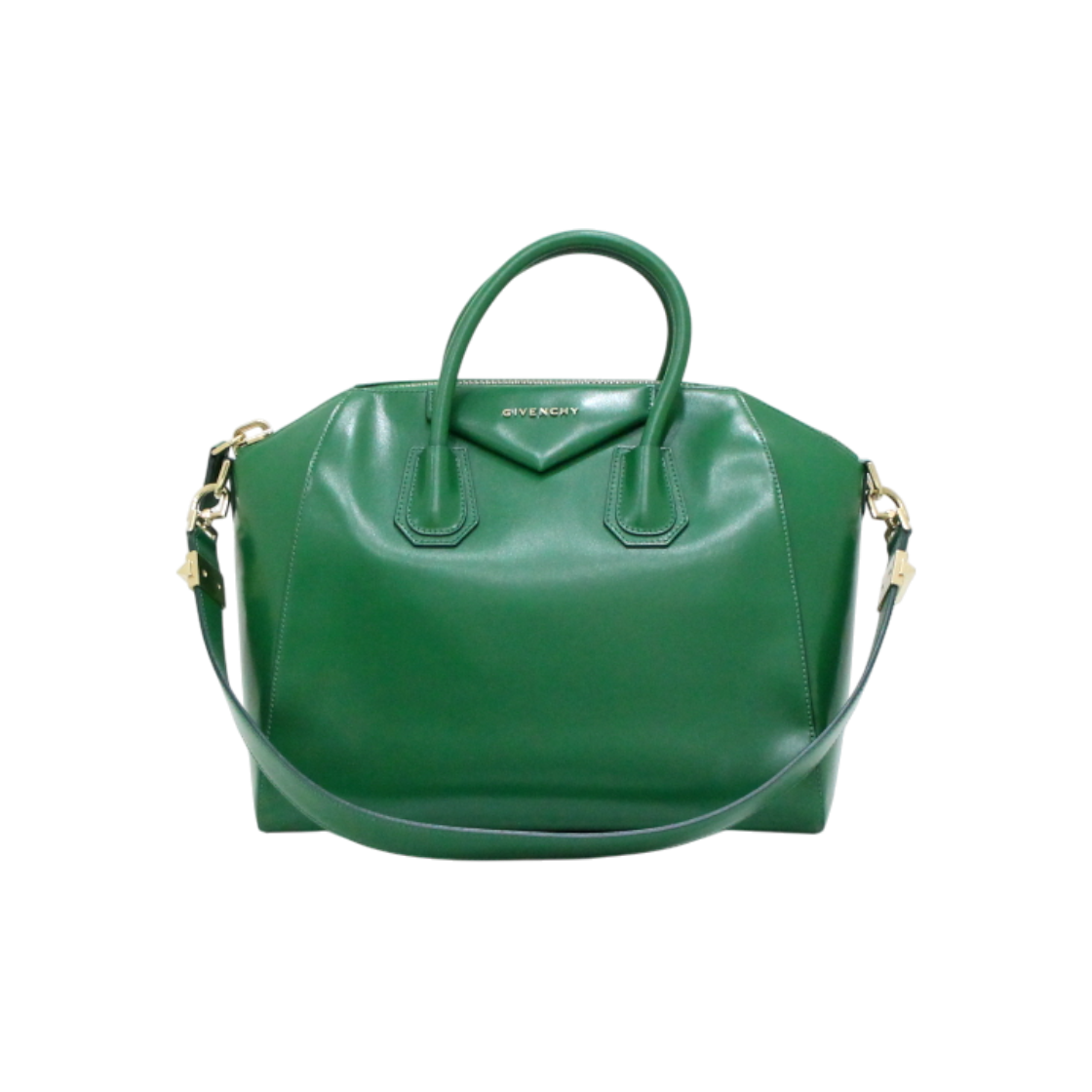 ITW5LOC3NL3E Givenchy Antigona Medium Green Tote & Shoulder Bag