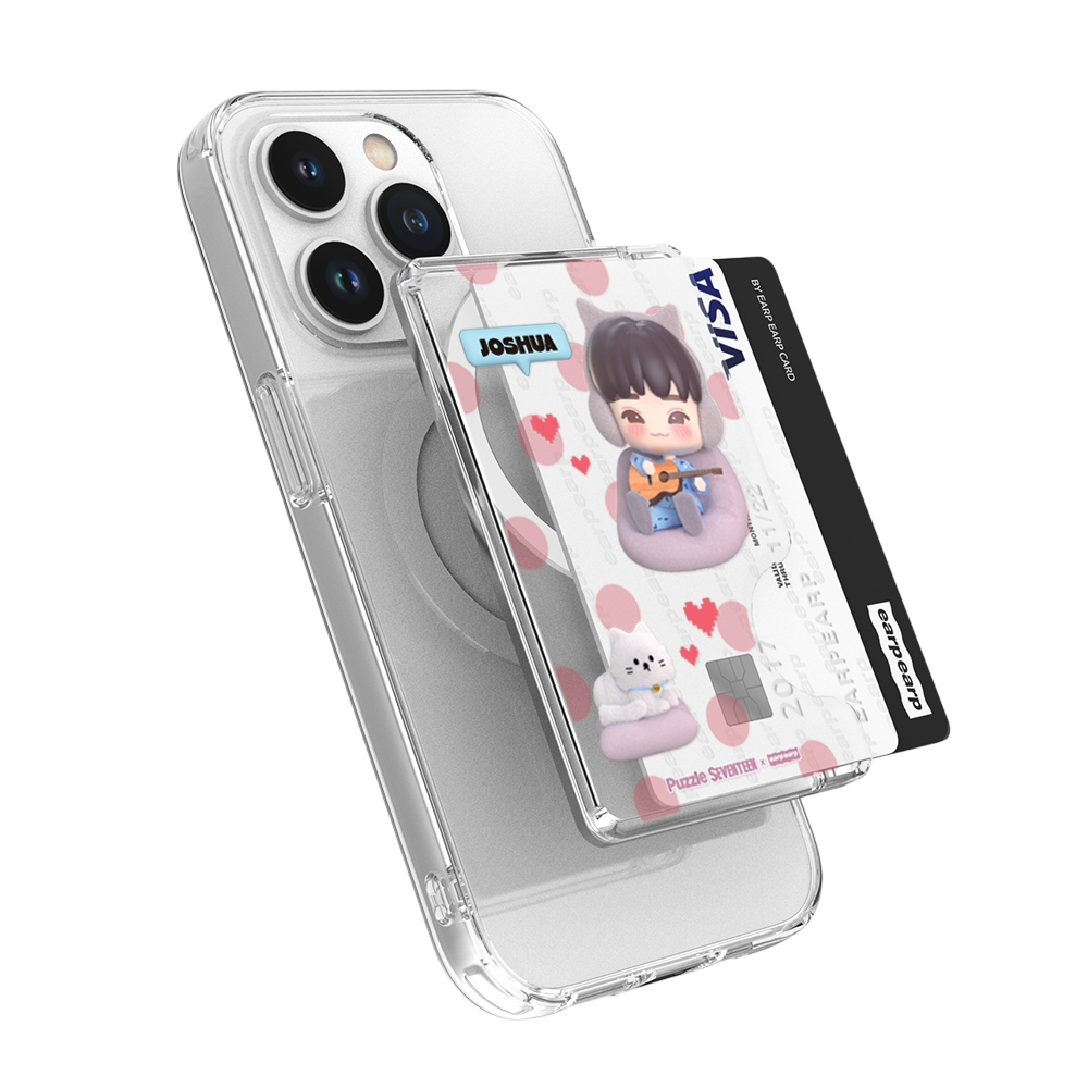 E2512_0246 [Puzzle SEVENTEEN X EARPEARP] MagSafe Card Wallet (JOSHUA)