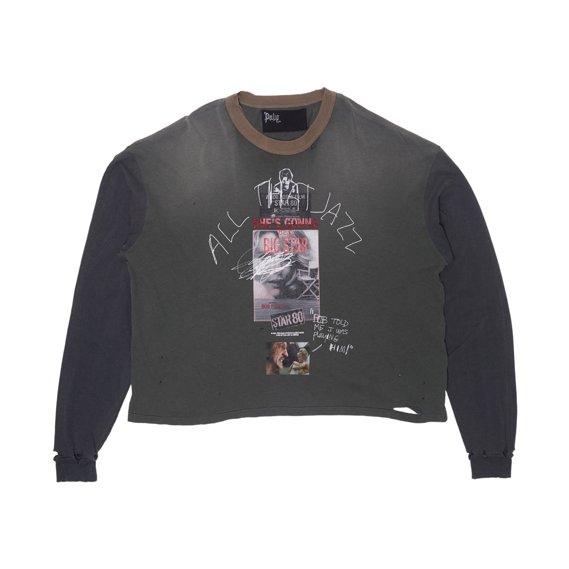 팔리 할리우드 스타 80 롱슬리브 티셔츠 블랙(Paly Hollywood Star 80 Long Sleeve T-Shirt Black)