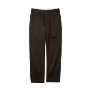 Uniqlo Relaxed Fit Straight Chino Pants Dark Brown - JP