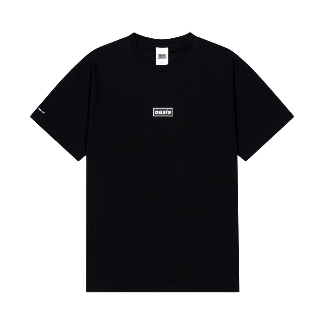 산산기어 X 오아시스 로고 티셔츠 블랙(Sansan Gear x Oasis Logo T-Shirt Black)