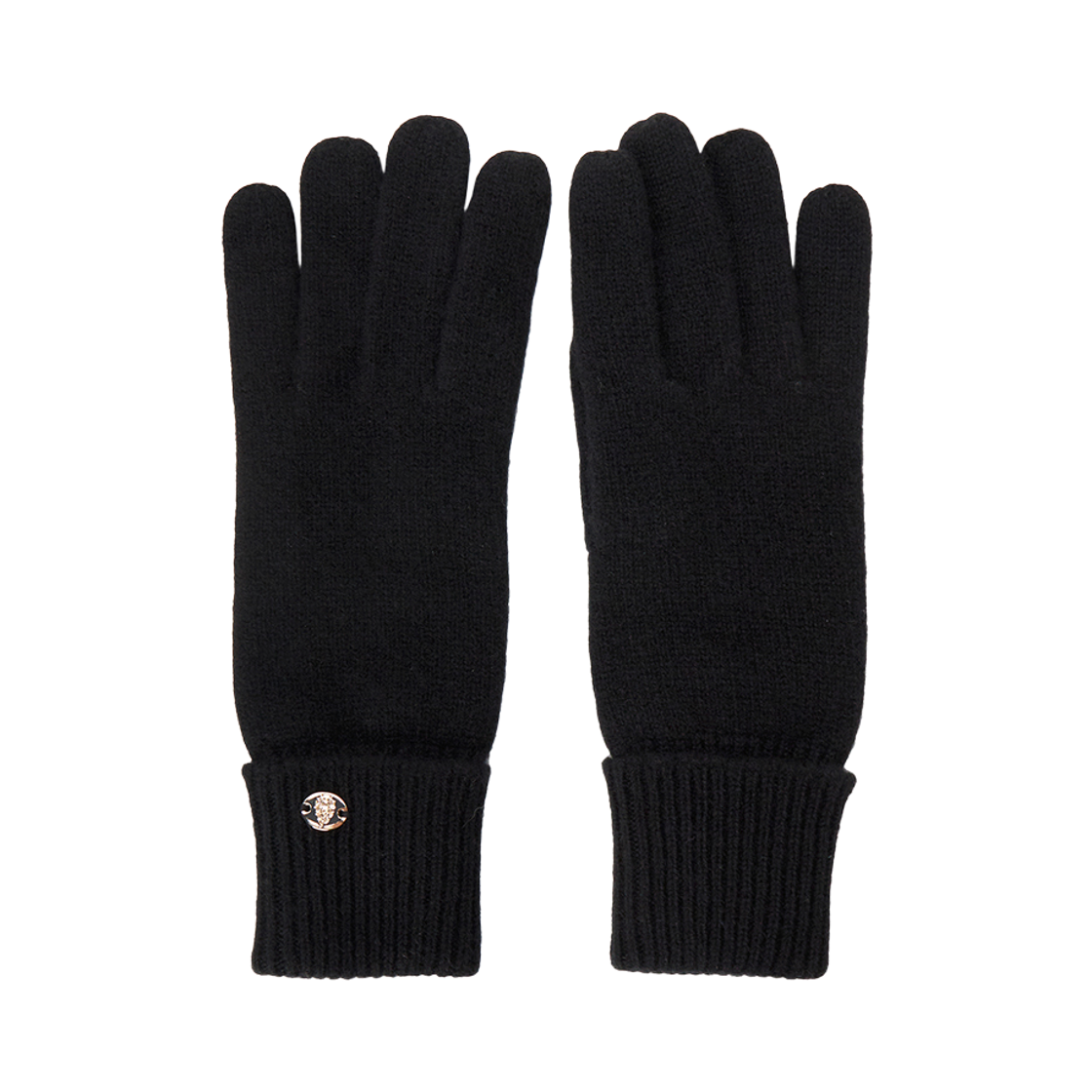GLV52145 (W) Helen Kaminski Blaire Cashmere Gloves Black