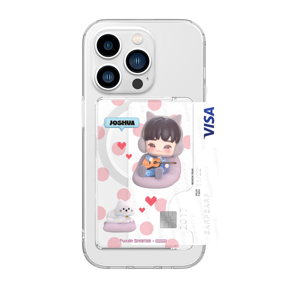 [퍼즐 세븐틴 X 어프어프] 맥세이프 카드지갑 (조슈아)([Puzzle SEVENTEEN X EARPEARP] MagSafe Card Wallet (JOSHUA)) - 4