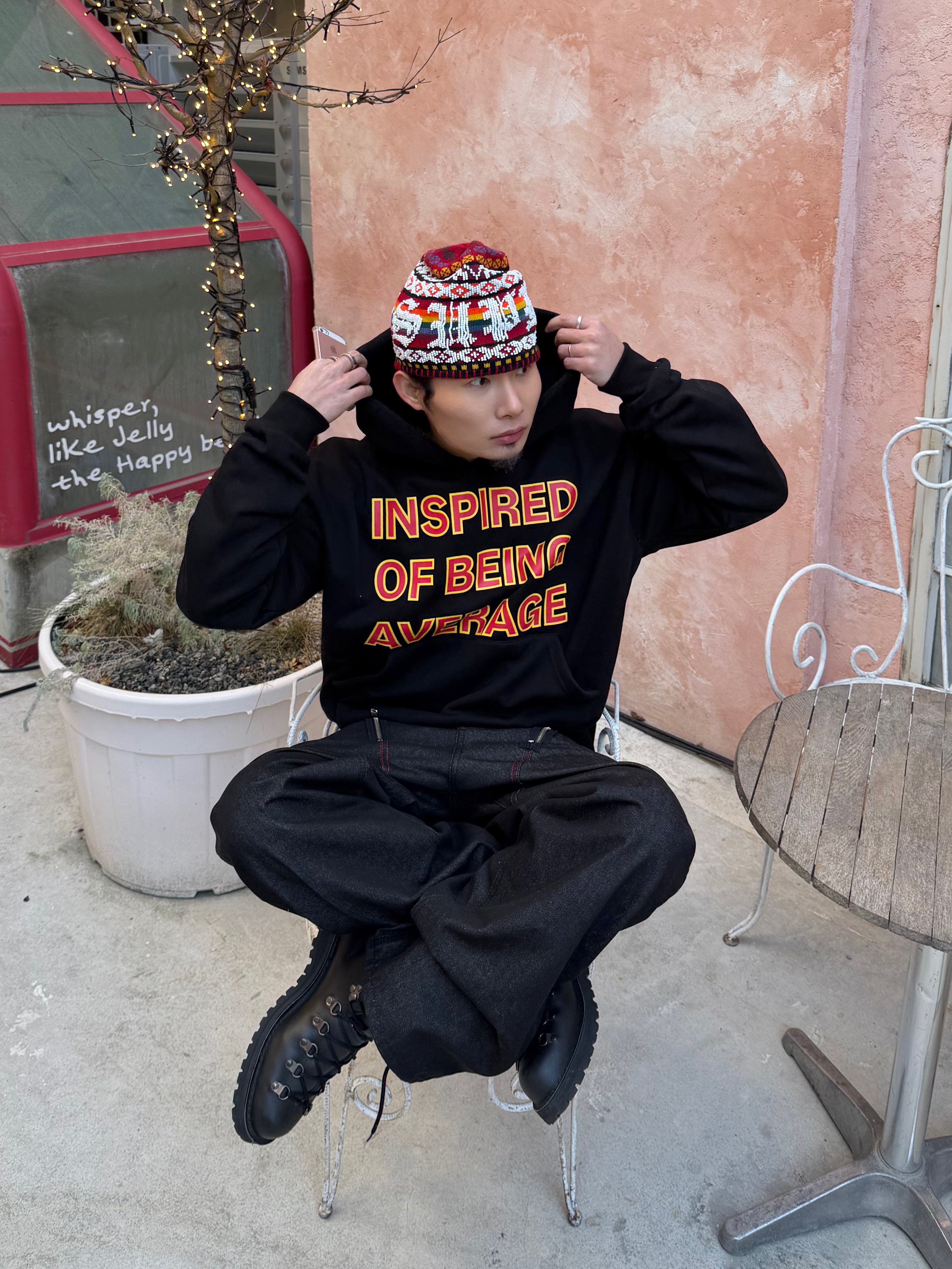 Supreme Beaded Beanie Red - 25FW 착용 스타일 - 6