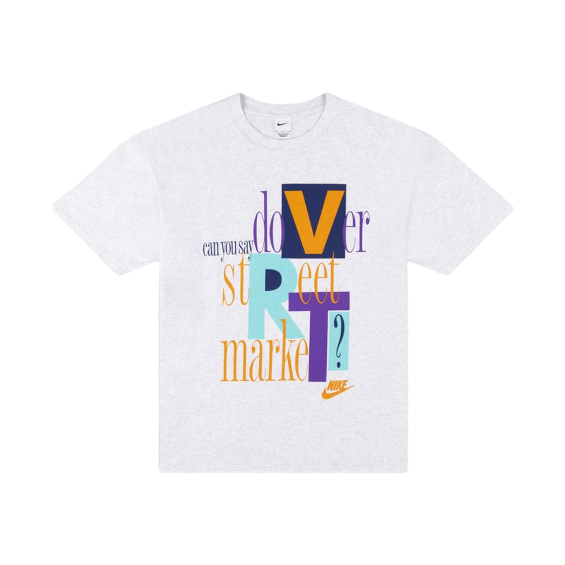 IM7272-051 Nike x DSM Vintage T-Shirt Birch Heather (IM7272-051)