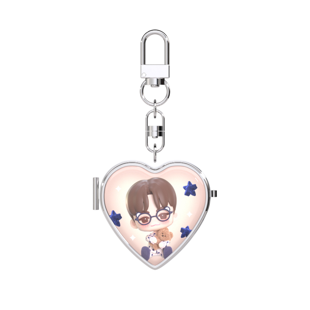 [퍼즐 세븐틴 X 어프어프] 거울 키링 (버논)([Puzzle SEVENTEEN X EARPEARP] Mirror Key Chain (VERNON))