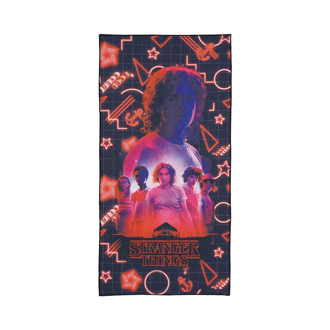 반다이 제일복권 기묘한 이야기 뒤집힌 세계 D상 시즌 3 빅 타월(Bandai Ichiban Kuji Stranger Things Unknown World D Prize Season 3 Big Towel) - 1