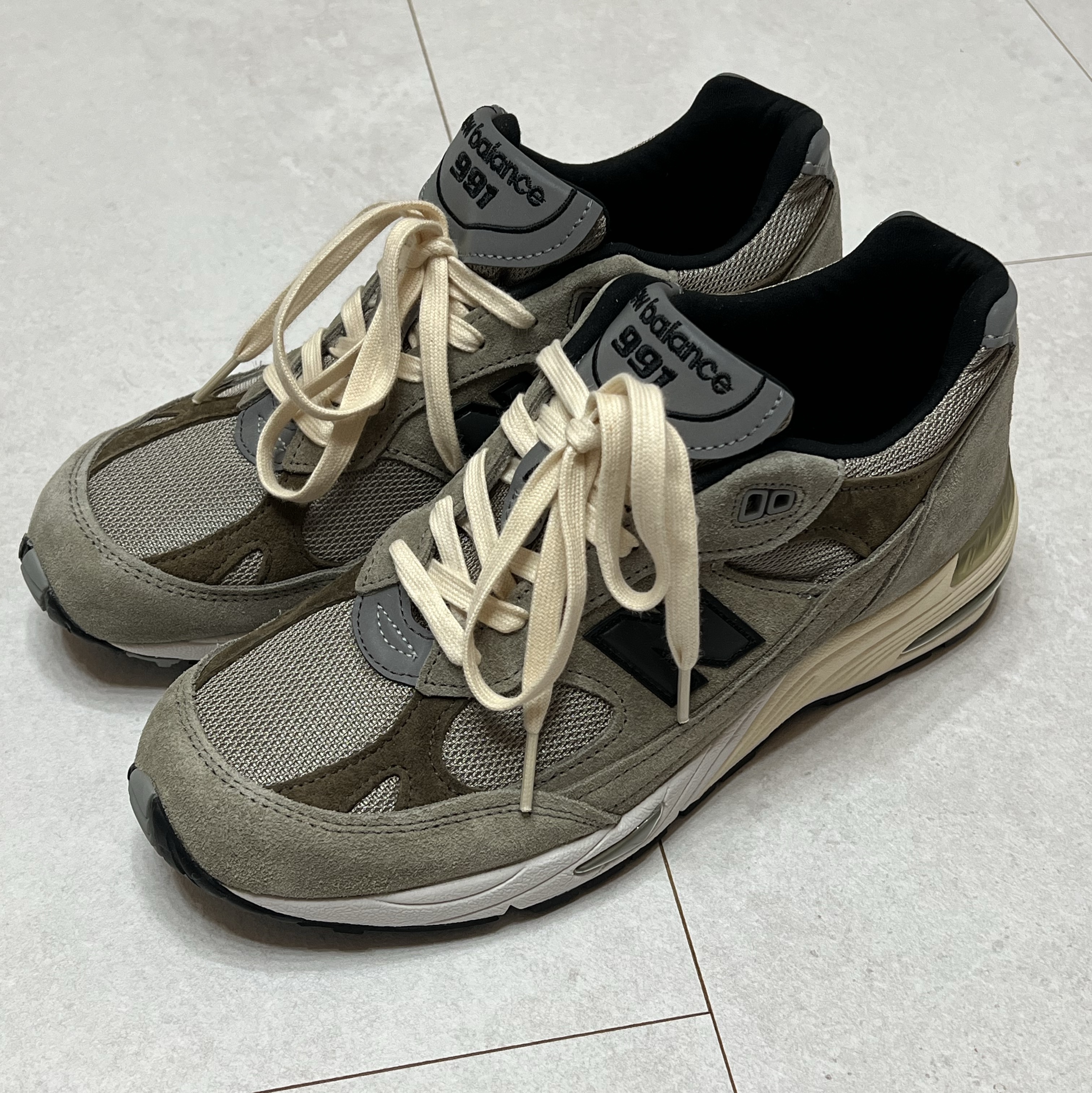 New Balance x JJJJound 991 Made in UK Grey 착용 스타일