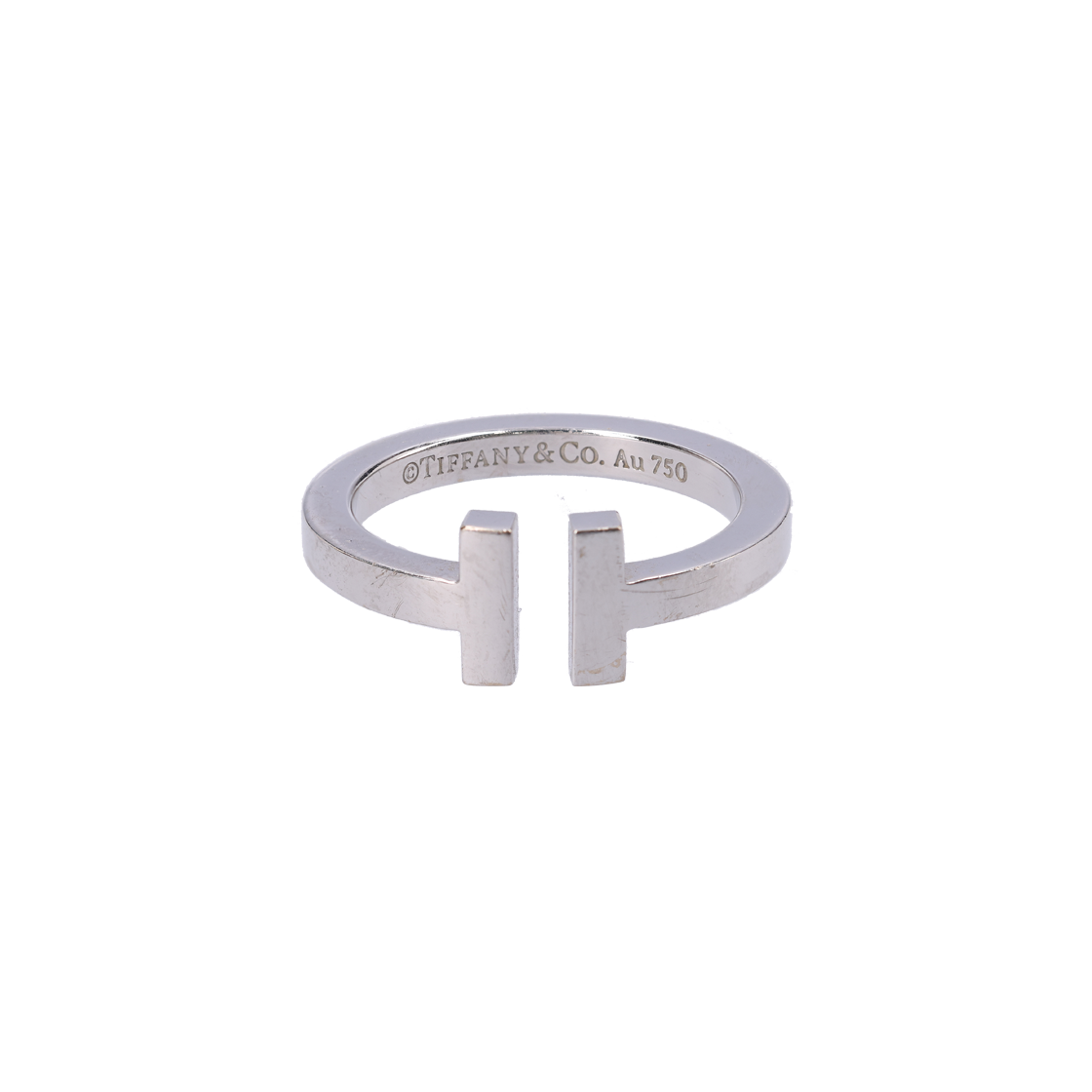 ITL7FRT65D29 Tiffany T Square Ring in 18K White Gold