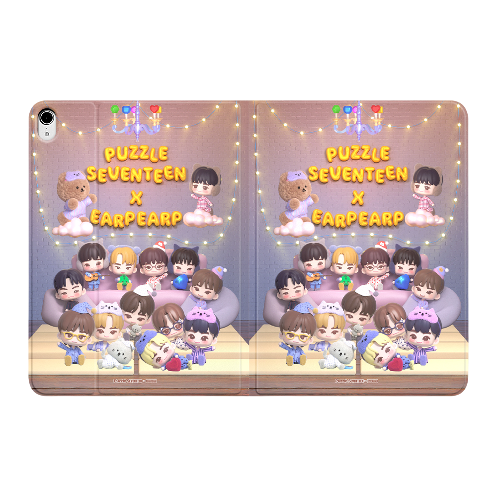 [퍼즐 세븐틴 X 어프어프] 아이패드 커버 (파자마 파티)([Puzzle SEVENTEEN X EARPEARP] iPad COVER (PAJAMA PARTY)) - 3