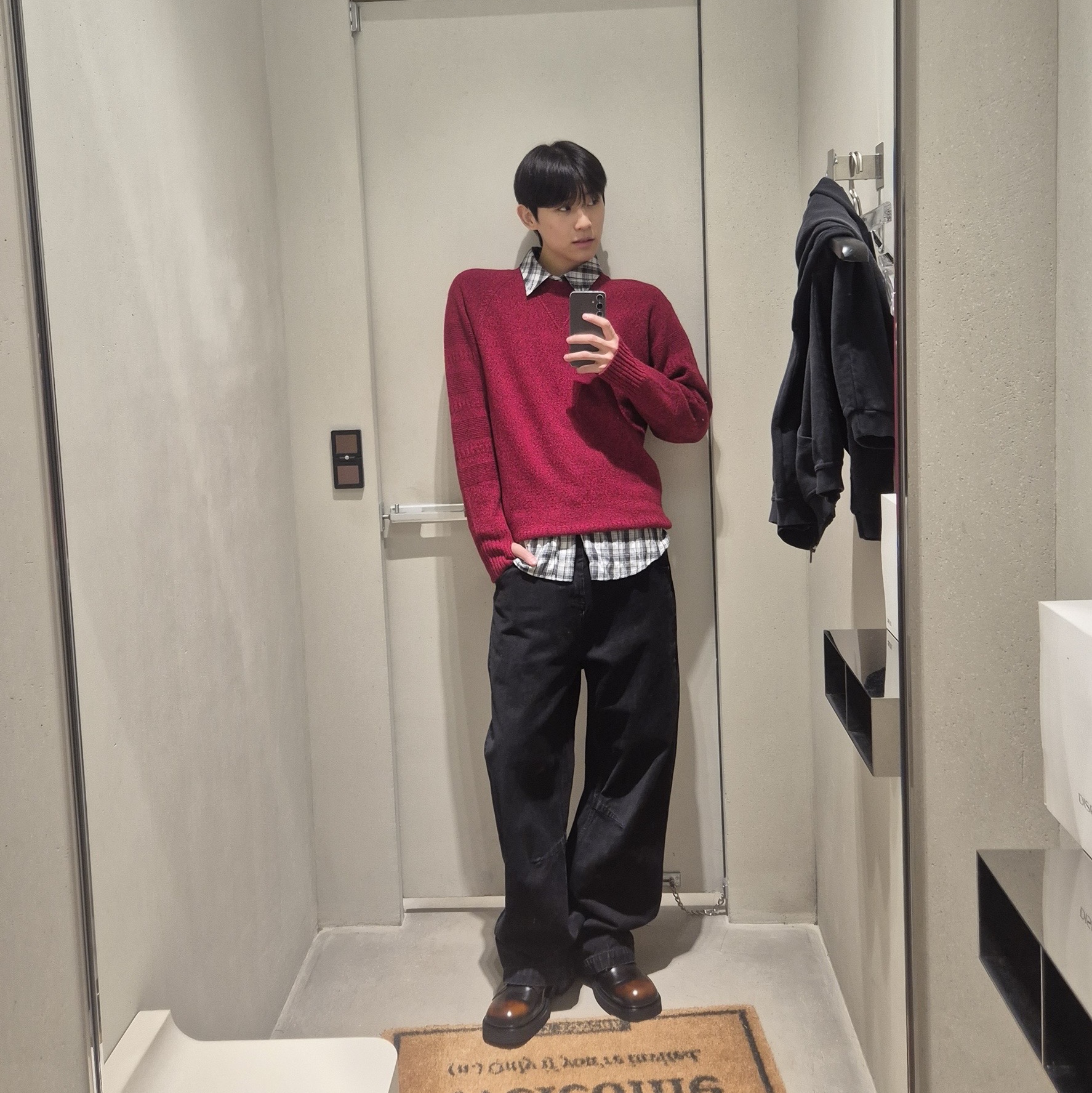 Eytys Savoy Leather Amber - 25FW 착용 스타일 - 4