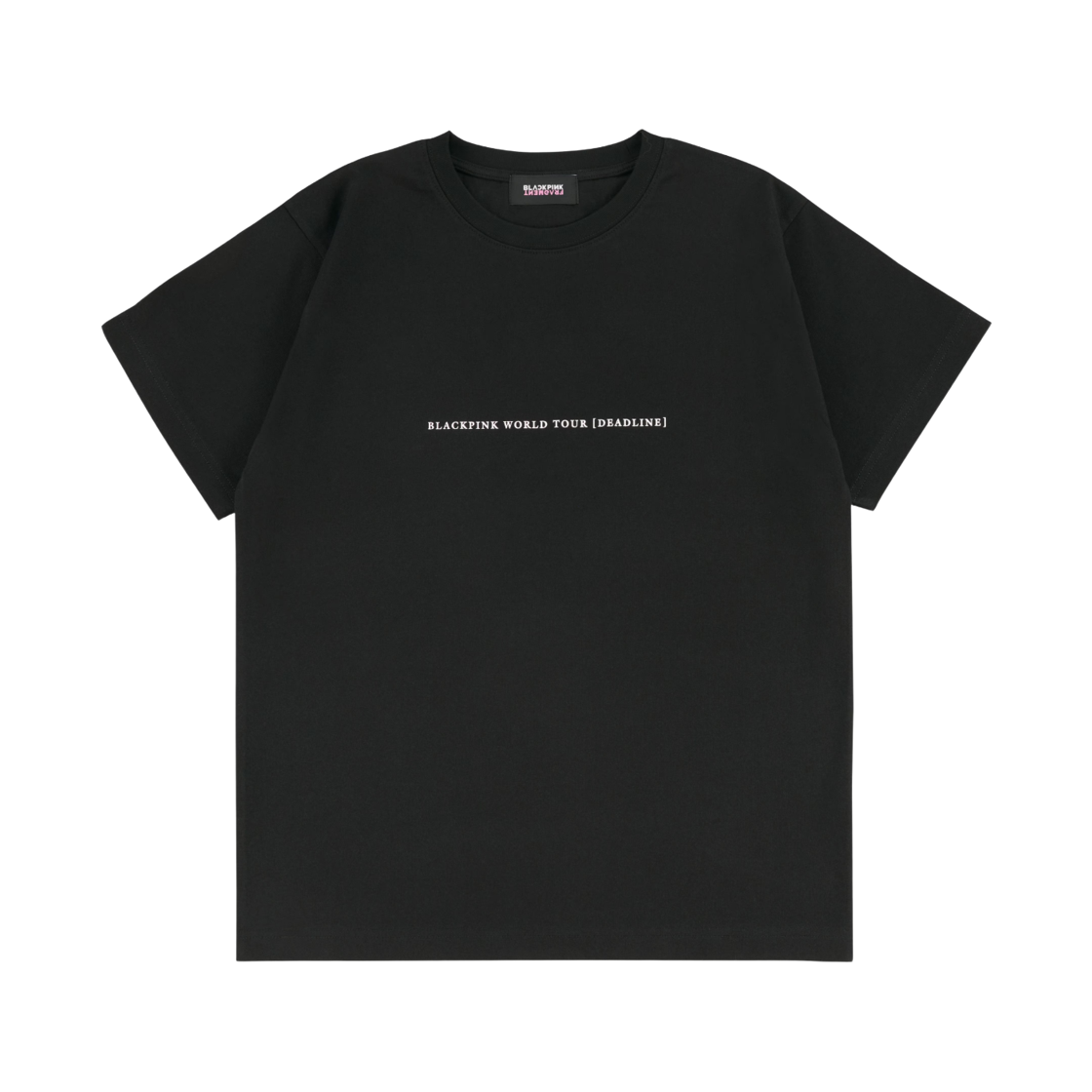프라그먼트 x 블랙핑크 하트 티셔츠 블랙(Fragment x Blackpink T-Shirt Heart Black)