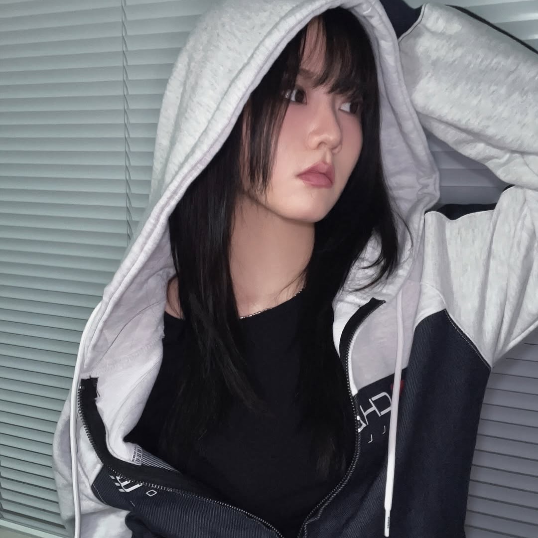 SPORT CHAMBER SC Core Denim Hood Zip Up 1% Gray 착용 스타일 - 5