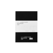 GBH HOME A6 Weekly Planner Black