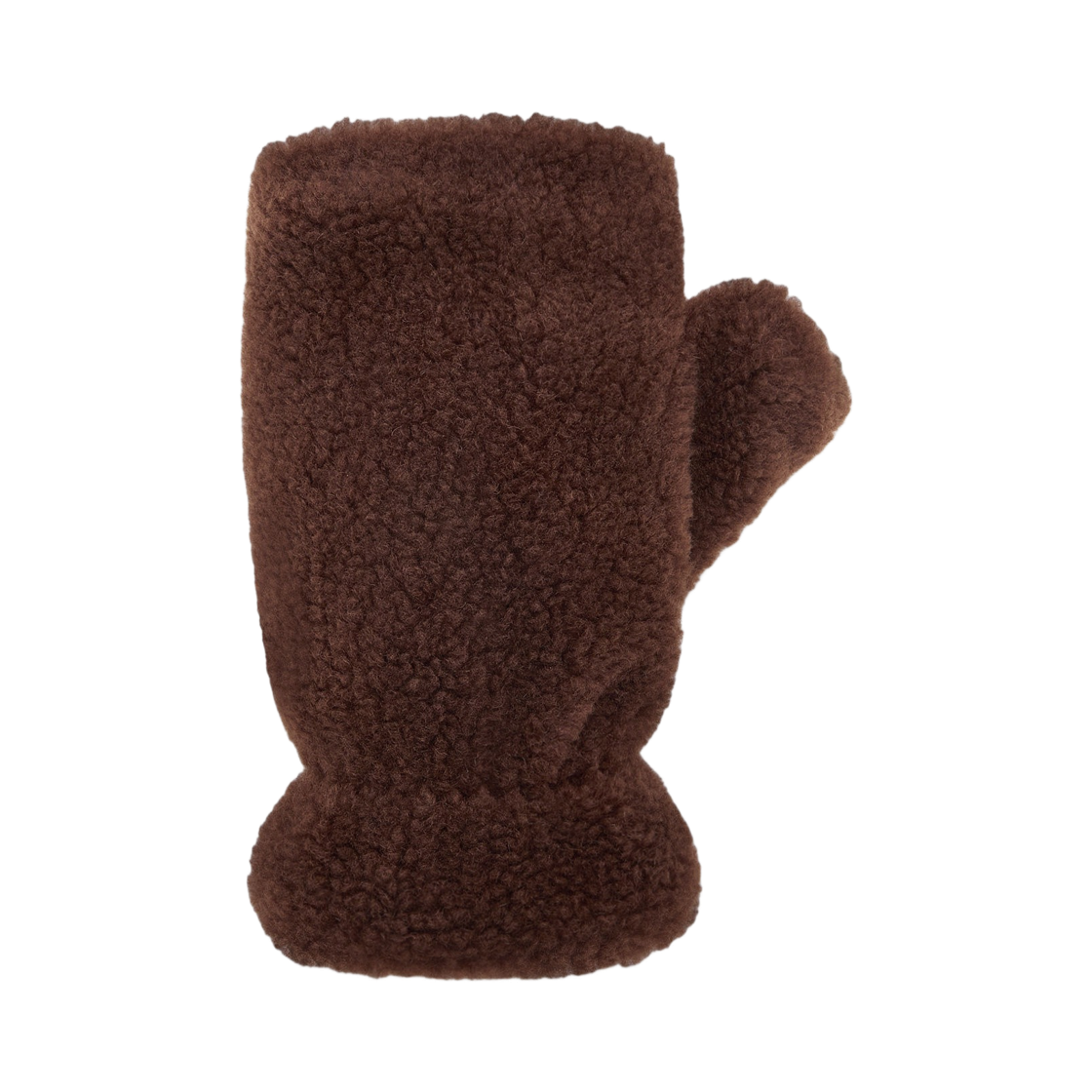 몽클레르 테디 핑거리스 글러브 브라운 - 25FW(Moncler Teddy Fingerless Gloves Brown - 25FW) - 1