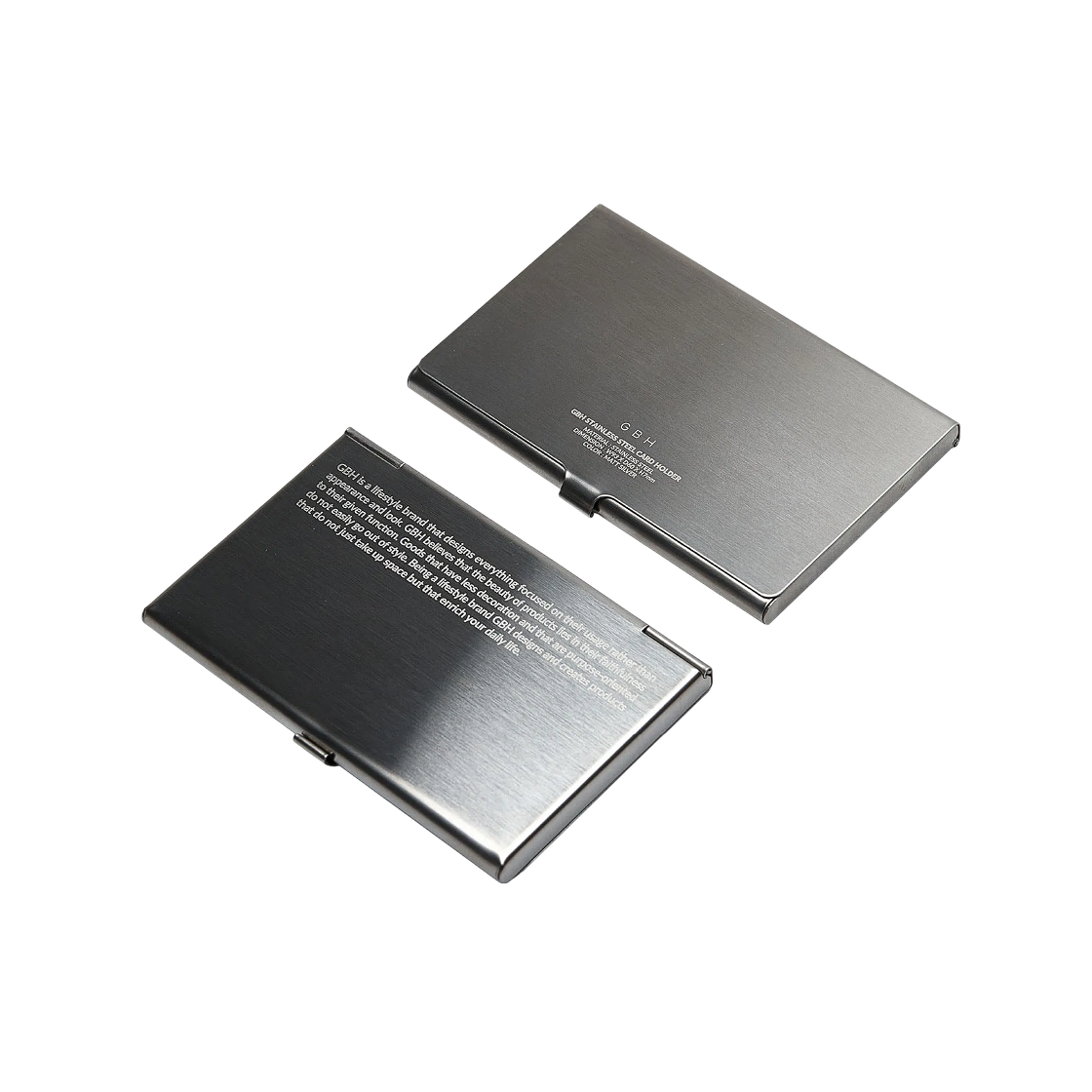 지비에이치 홈 스테인리스 스틸 카드 홀더 명함케이스(GBH HOME Stainless Steel Card Holder)