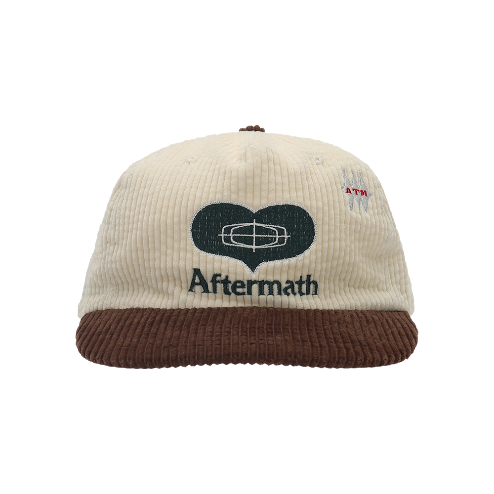 애프터매스 에이티엠 러브 코듀로이 볼 캡 크림(Aftermath Atm Love Corduroy Ball Cap Cream) - 2