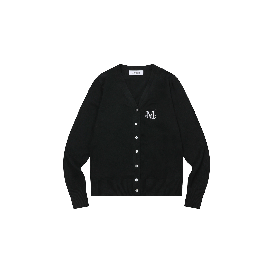 무센트 레이츠 소프트 브이넥 가디건 (3컬러) 블랙(MUCENT Reitz Soft V-Neck Cardigan (3Color) Black)