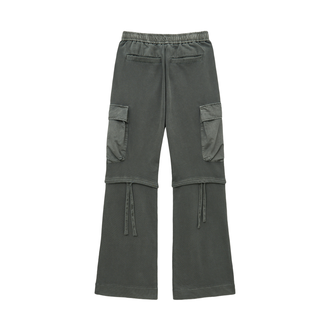 (W) 마뗑킴 마뗑 피그먼트 다이드 카고 팬츠 차콜((W) Matin Kim Pigment Dyed Cargo Pants Charcoal) - 2