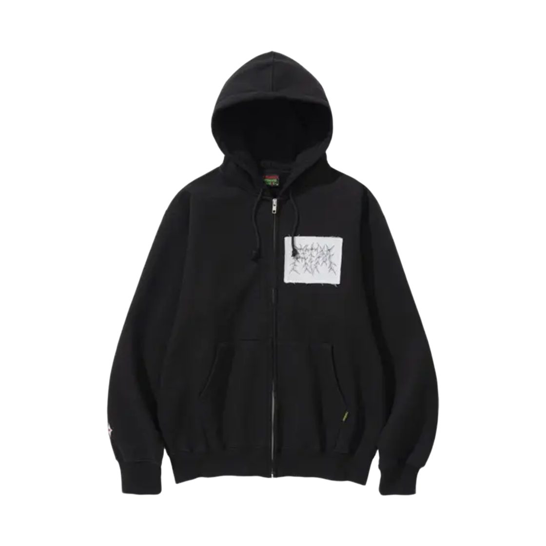애프터매스 패치 집 후디 블랙(Aftermath Patch Zip Hoodie Black) - 1