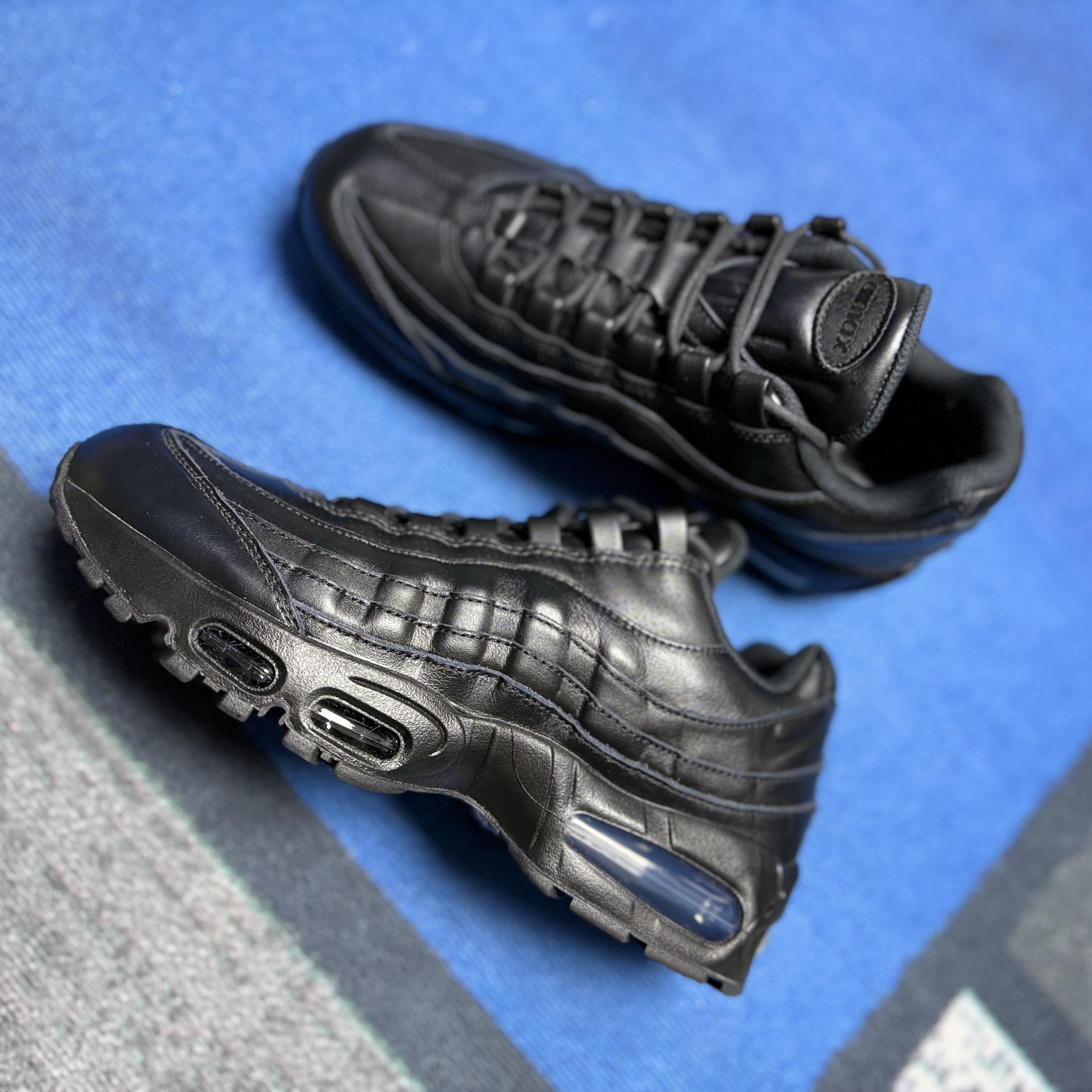 Nike Air Max 95 Big Bubble LTR QS Black 착용 스타일 - 4