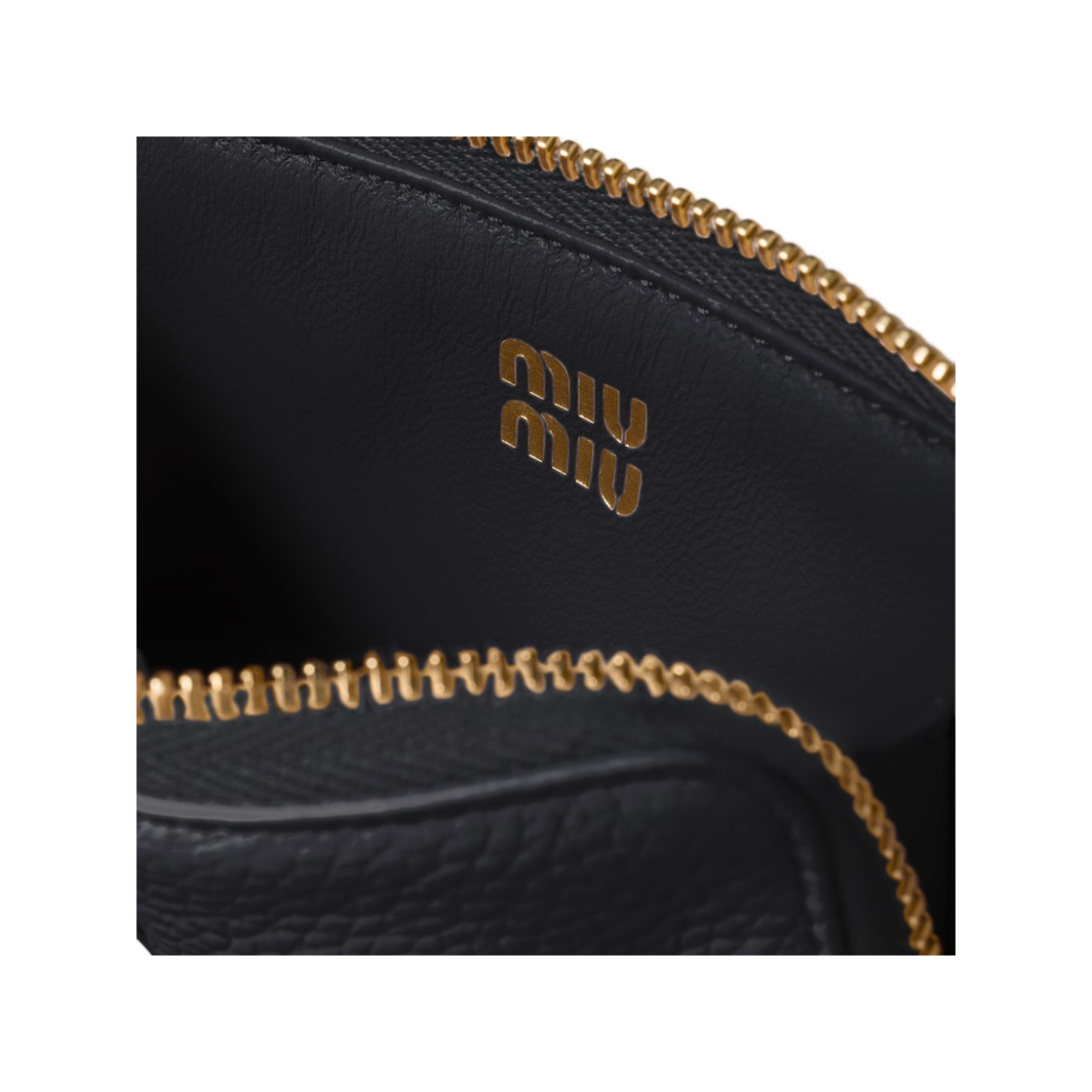 미우 미우 레더 파우치 카드 홀더 블랙(Miu Miu Leather Pouch Card Holder Black) - 2