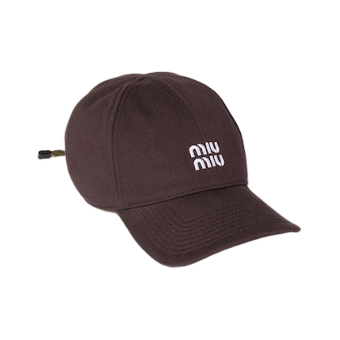 5HC369-2CR1-F04FH Miu Miu Denim Baseball Cap Amaranth Forest Green