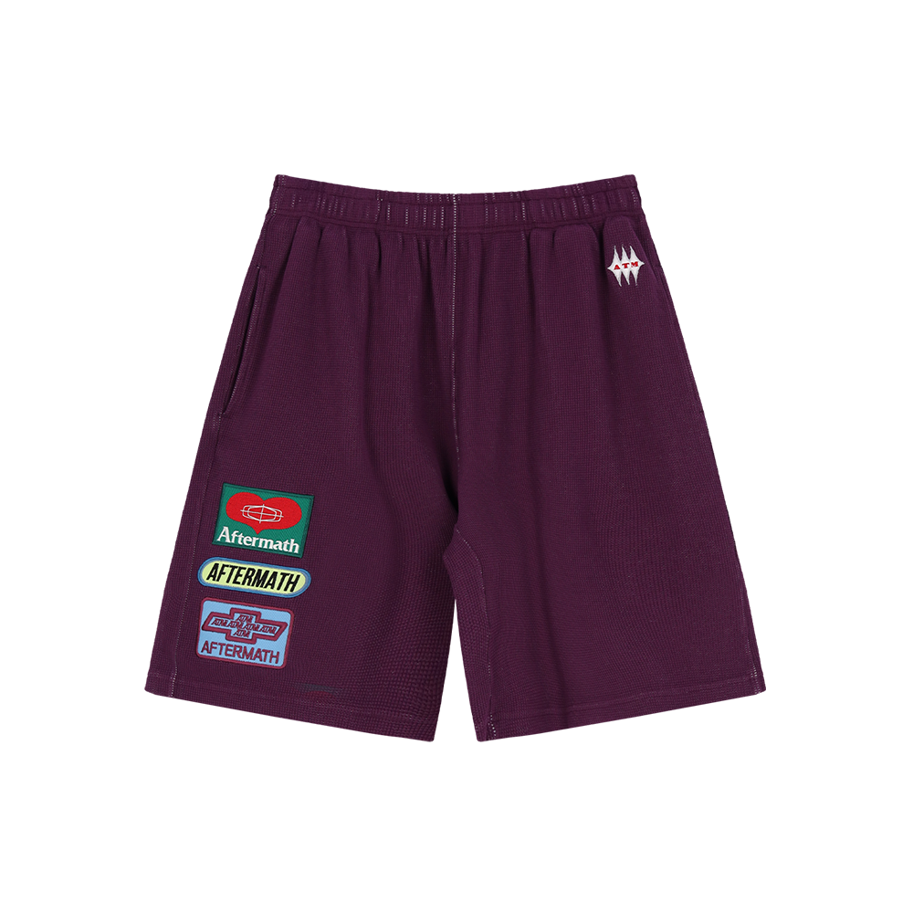 애프터매스 와플 쇼츠 퍼플(Aftermath Waffle Shorts Purple)