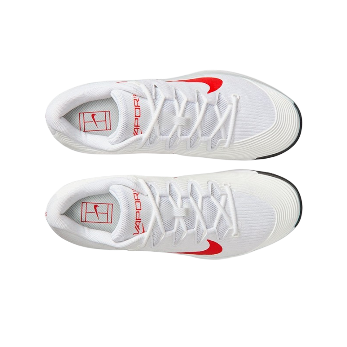 나이키 코트 에어 줌 베이퍼 12 HC 화이트 퓨어 플래티넘(Nike Court Air Zoom Vapor 12 HC White Pure Platinum) - 2