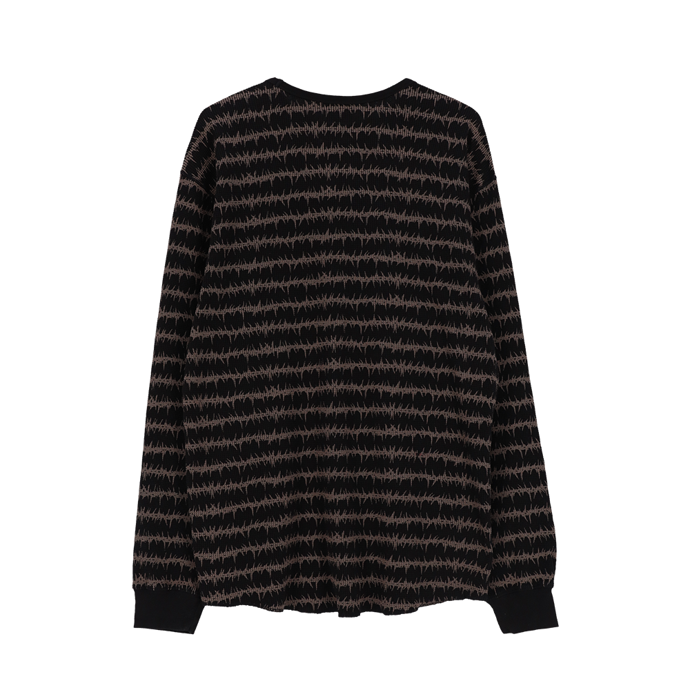 애프터매스 와플 롱슬리브 티 블랙(Aftermath Waffle Ls Tee Black) - 3