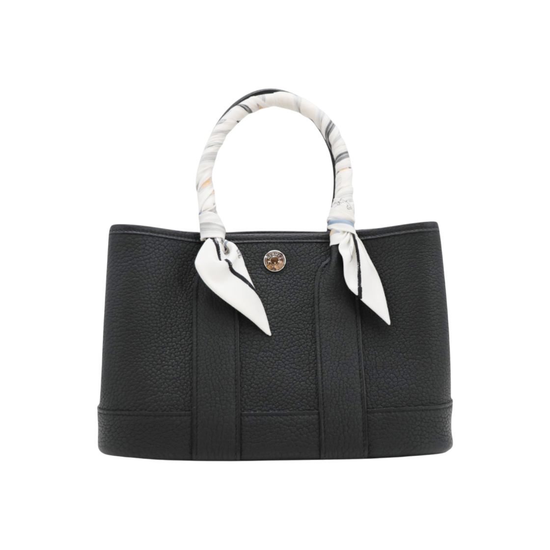 ITJ3N4GNRH64 Hermes Garden Party 23 Negonda Black K Engraving H086422CK