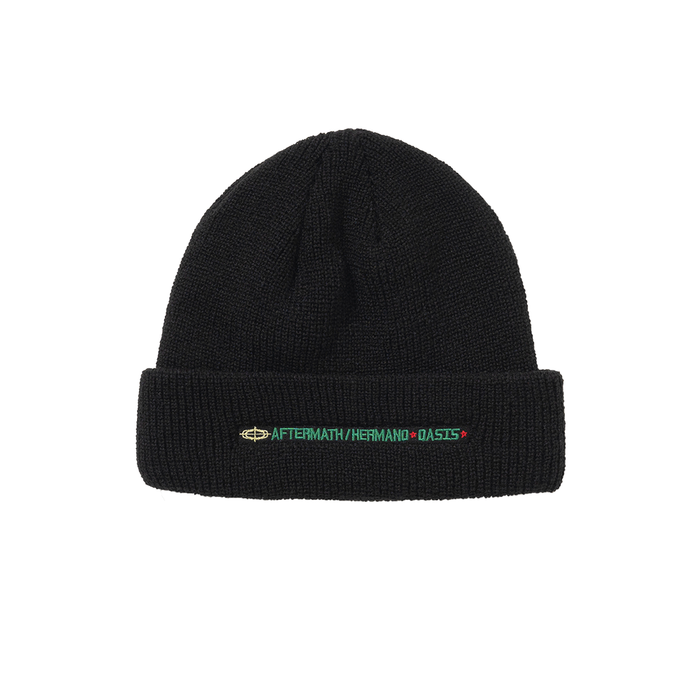 애프터매스 오아시스 비니 블랙(Aftermath Oasis Beanie Black)