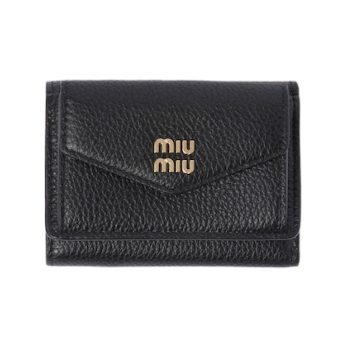 미우 미우 스몰 레더 월렛 블랙(Miu Miu Small Leather Wallet Black)