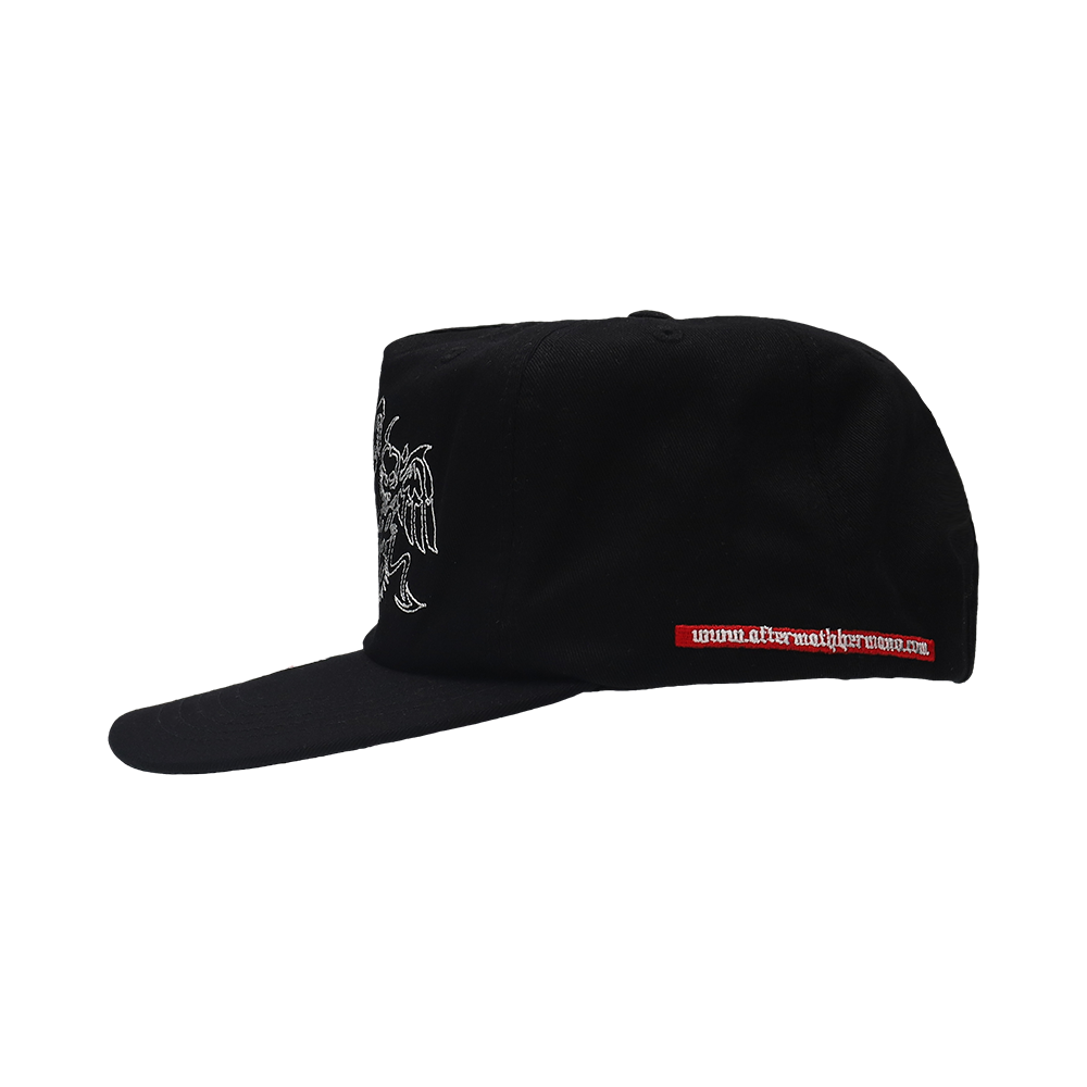 애프터매스 에이티엠 데빌 로고 볼 캡 블랙(Aftermath Atm Devil Logo Ball Cap Black) - 3
