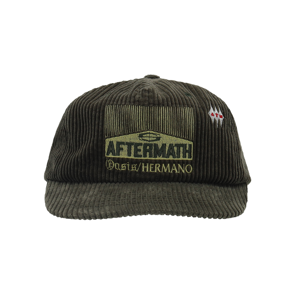 애프터매스 시가 코듀로이 볼 캡 올리브(Aftermath Cigar Corduroy Ball Cap Olive) - 2