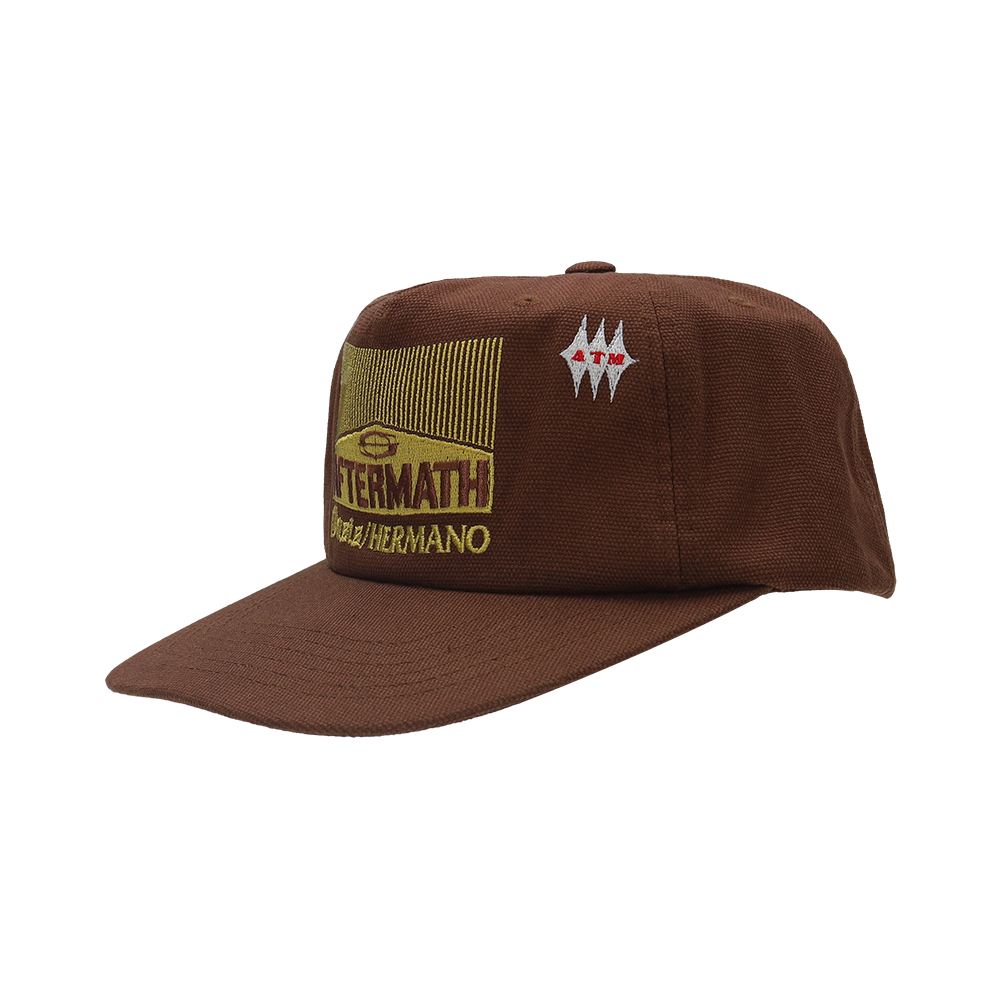 애프터매스 에이티엠 시가 5 패널 볼 캡 브라운(Aftermath Atm Cigar 5 Panel Ball Cap Brown) - 3