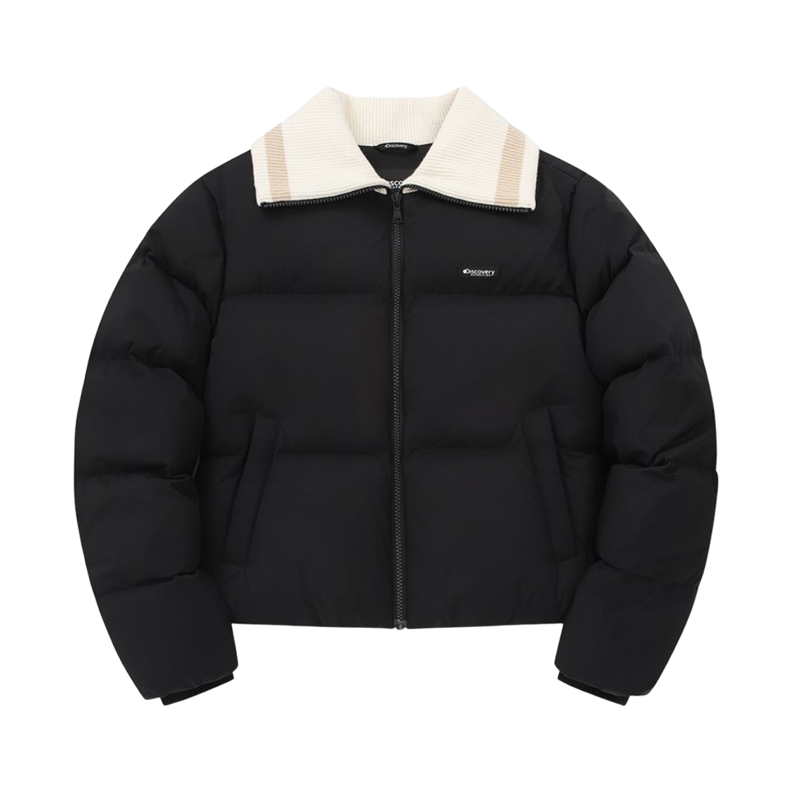 (W) 디스커버리 익스페디션 케이시 구스 다운 숏 패딩 블랙((W) Discovery Expedition Casey Goose Down Short Padding Black)