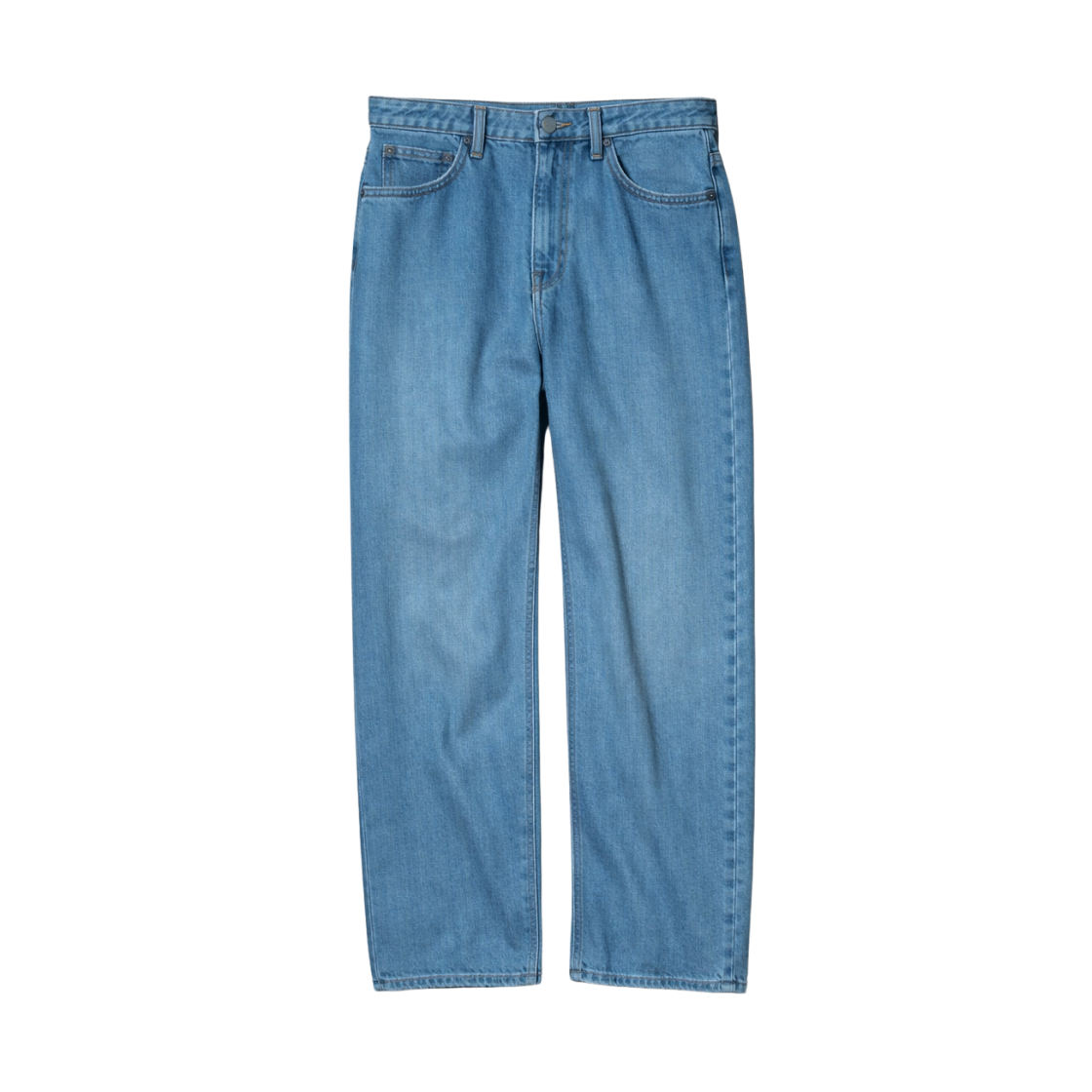 470542-64 Uniqlo Wide Straight Jeans Blue - JP