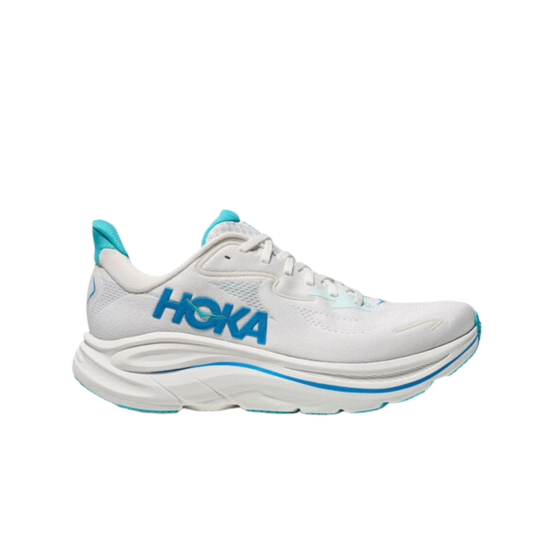 1162030-WKY Hoka Clifton 10 White Skyward Blue